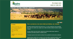 Desktop Screenshot of chovkoni-kvatroekostatek.cz